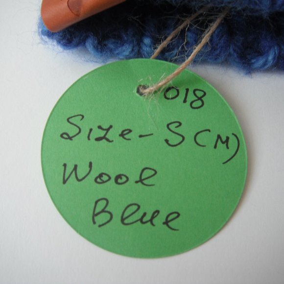 Hand Knitted Hat Toque Adult Size - S (M) Wool Unisex Color 018 Hand knit by me - Picture 8 of 9